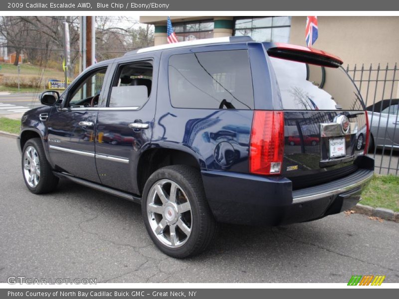 Blue Chip / Ebony/Ebony 2009 Cadillac Escalade AWD