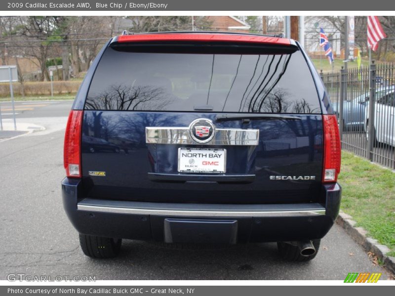 Blue Chip / Ebony/Ebony 2009 Cadillac Escalade AWD