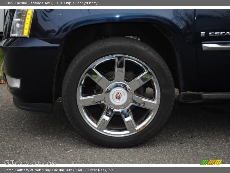 Blue Chip / Ebony/Ebony 2009 Cadillac Escalade AWD