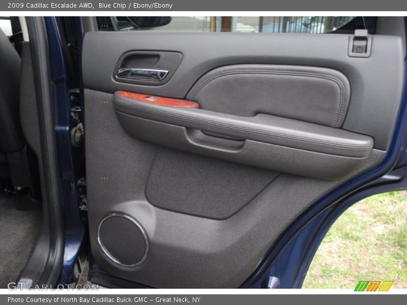Blue Chip / Ebony/Ebony 2009 Cadillac Escalade AWD