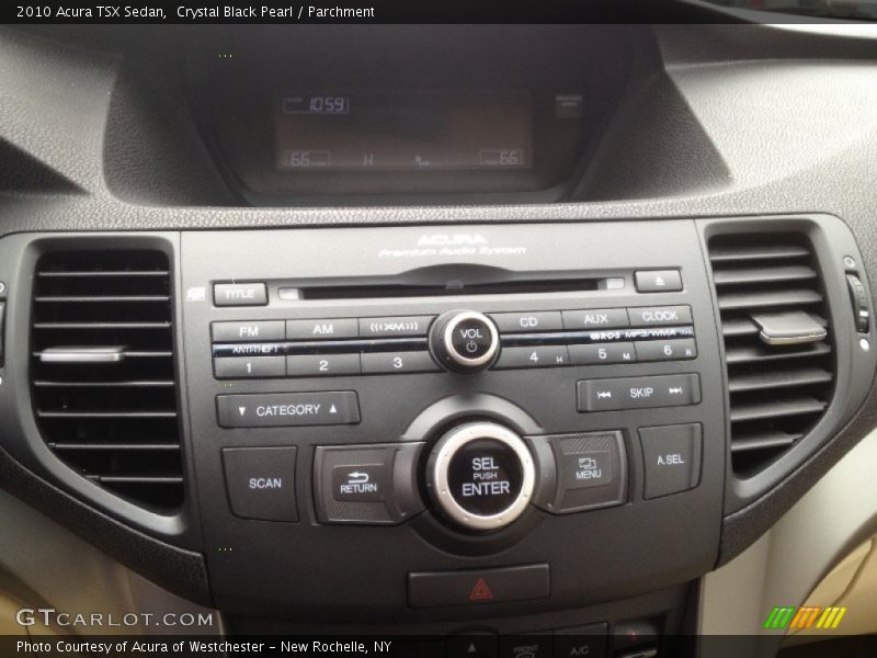 Controls of 2010 TSX Sedan