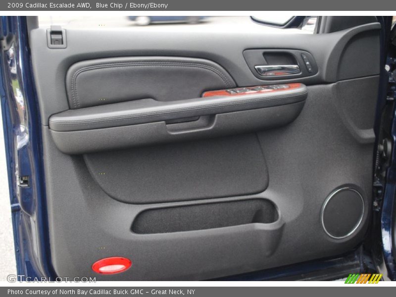 Blue Chip / Ebony/Ebony 2009 Cadillac Escalade AWD