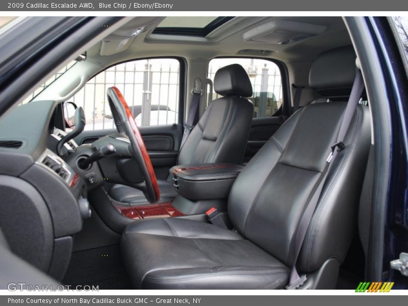 Blue Chip / Ebony/Ebony 2009 Cadillac Escalade AWD