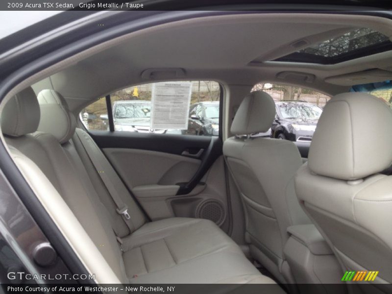Grigio Metallic / Taupe 2009 Acura TSX Sedan