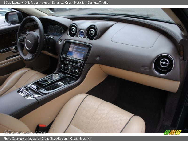 Botanical Green Metallic / Cashew/Truffle 2011 Jaguar XJ XJL Supercharged