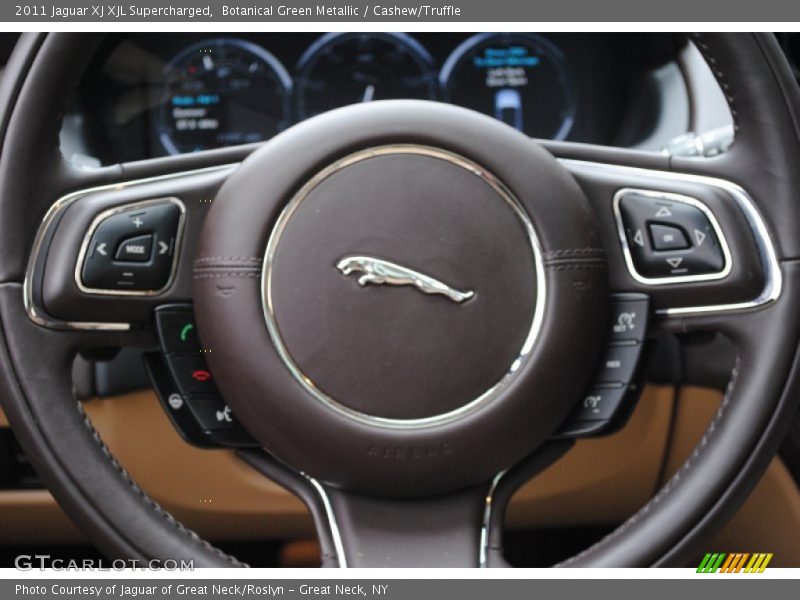 Botanical Green Metallic / Cashew/Truffle 2011 Jaguar XJ XJL Supercharged