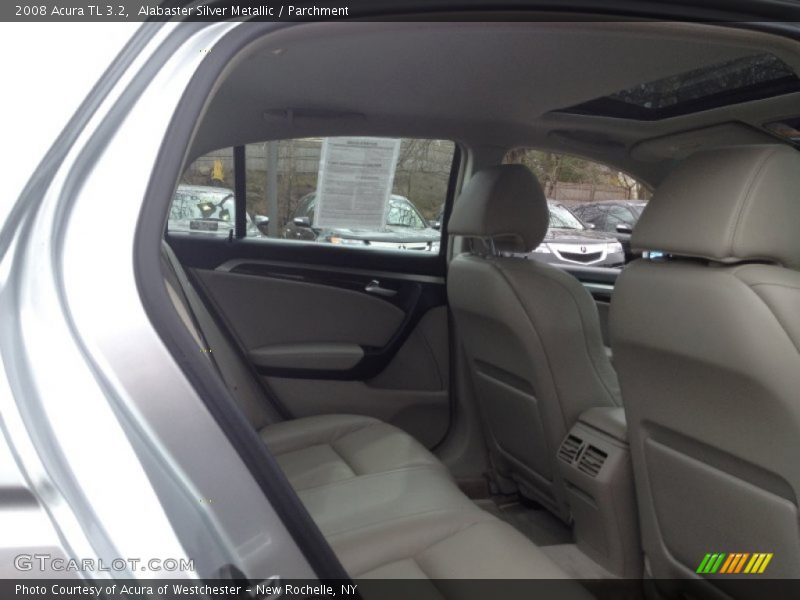 Alabaster Silver Metallic / Parchment 2008 Acura TL 3.2