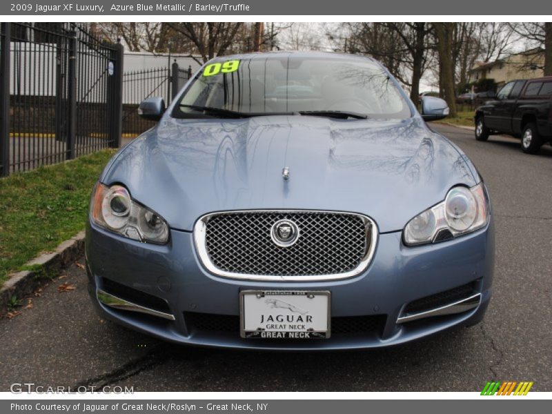 Azure Blue Metallic / Barley/Truffle 2009 Jaguar XF Luxury