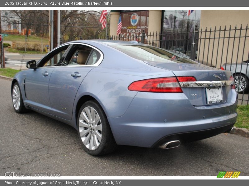 Azure Blue Metallic / Barley/Truffle 2009 Jaguar XF Luxury