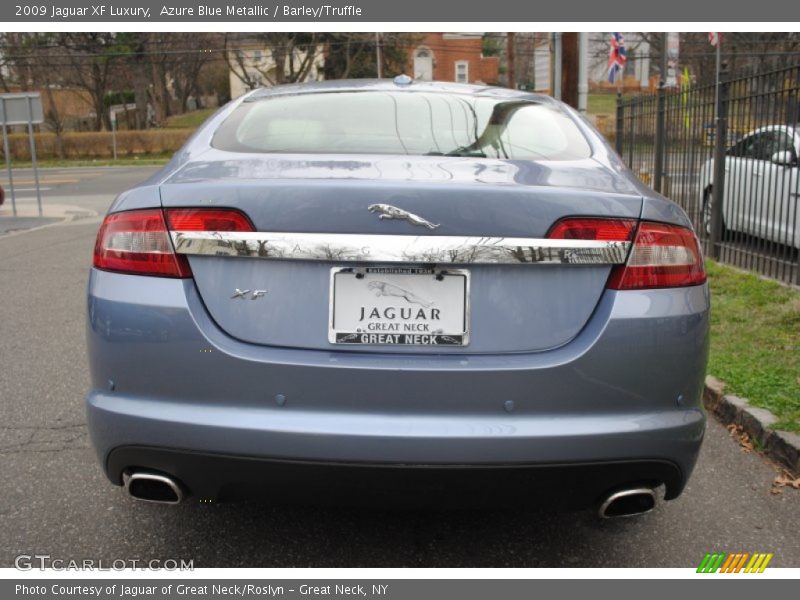 Azure Blue Metallic / Barley/Truffle 2009 Jaguar XF Luxury