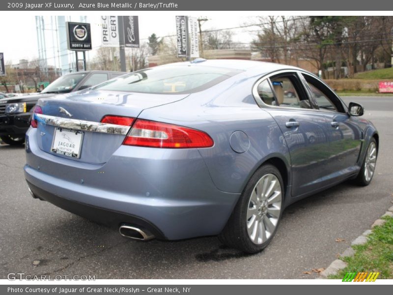 Azure Blue Metallic / Barley/Truffle 2009 Jaguar XF Luxury