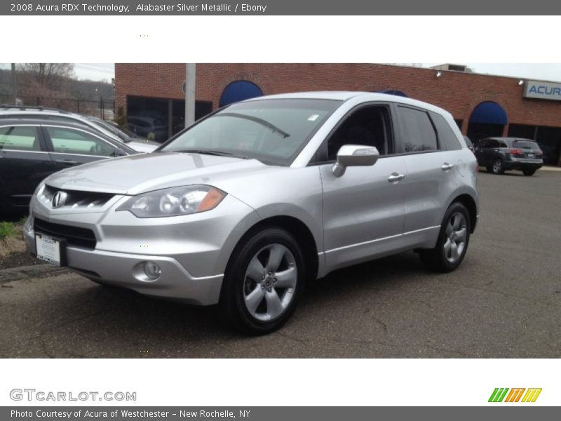 Alabaster Silver Metallic / Ebony 2008 Acura RDX Technology