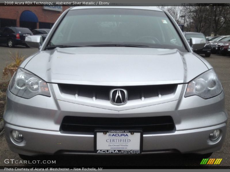 Alabaster Silver Metallic / Ebony 2008 Acura RDX Technology