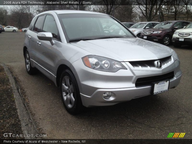 Alabaster Silver Metallic / Ebony 2008 Acura RDX Technology