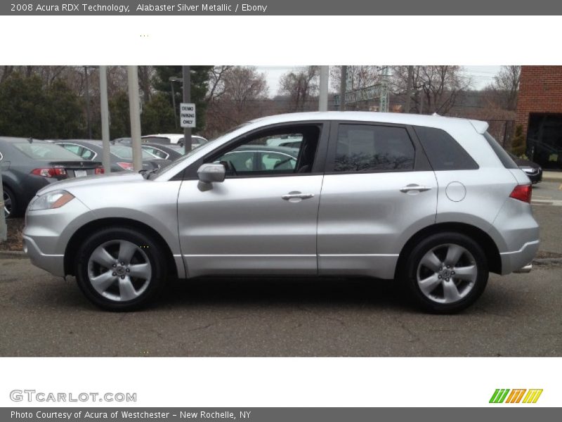 Alabaster Silver Metallic / Ebony 2008 Acura RDX Technology