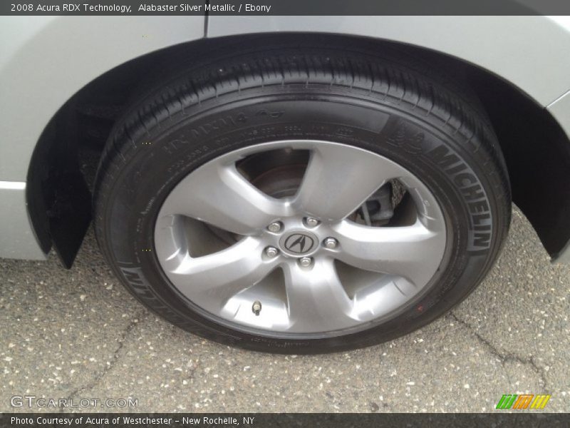 Alabaster Silver Metallic / Ebony 2008 Acura RDX Technology