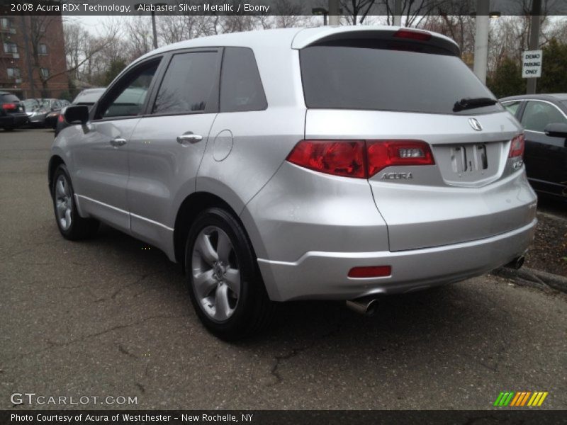 Alabaster Silver Metallic / Ebony 2008 Acura RDX Technology