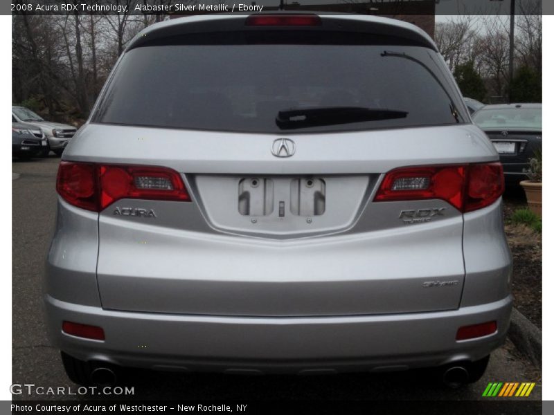 Alabaster Silver Metallic / Ebony 2008 Acura RDX Technology