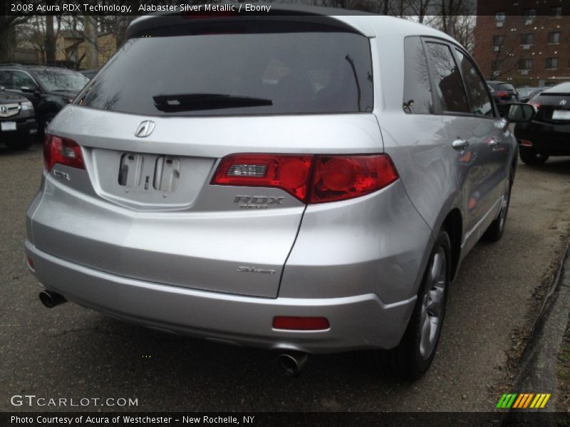 Alabaster Silver Metallic / Ebony 2008 Acura RDX Technology