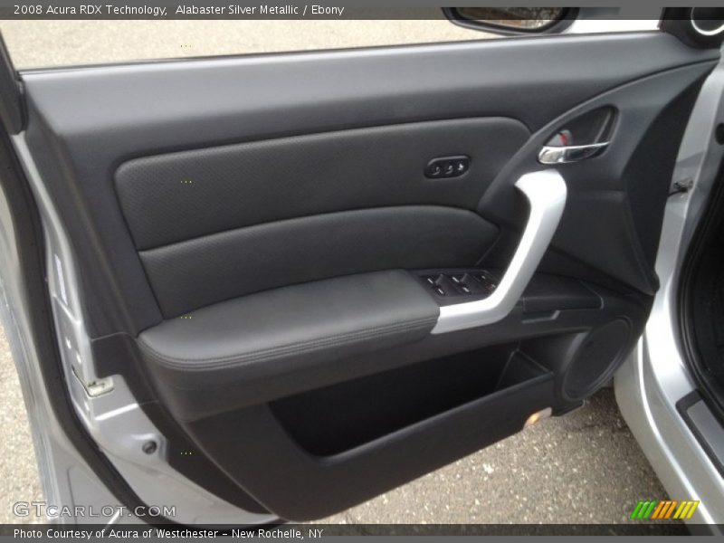Alabaster Silver Metallic / Ebony 2008 Acura RDX Technology