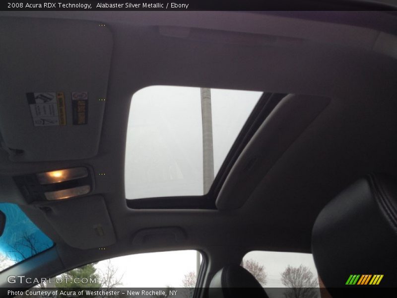 Alabaster Silver Metallic / Ebony 2008 Acura RDX Technology