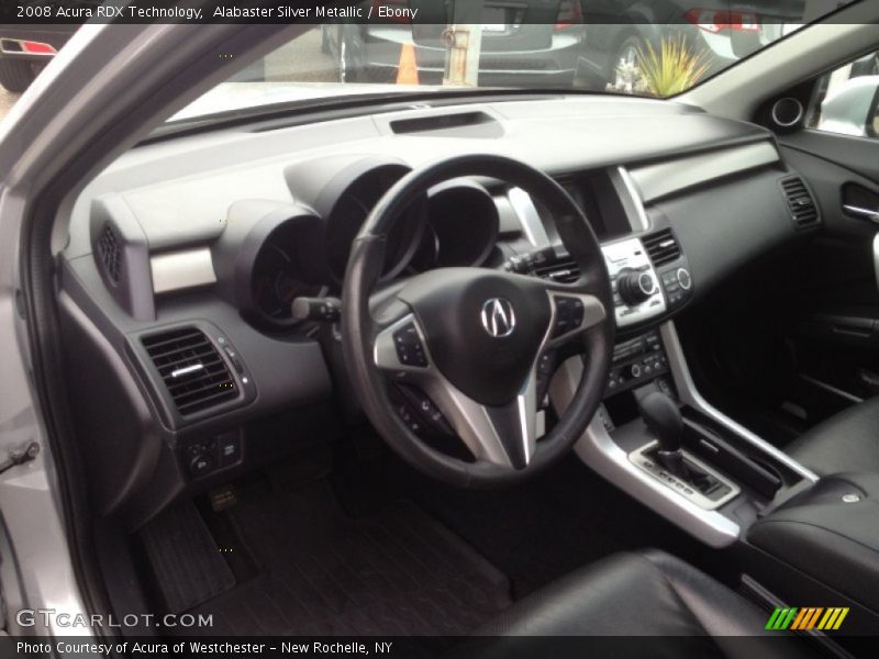 Alabaster Silver Metallic / Ebony 2008 Acura RDX Technology