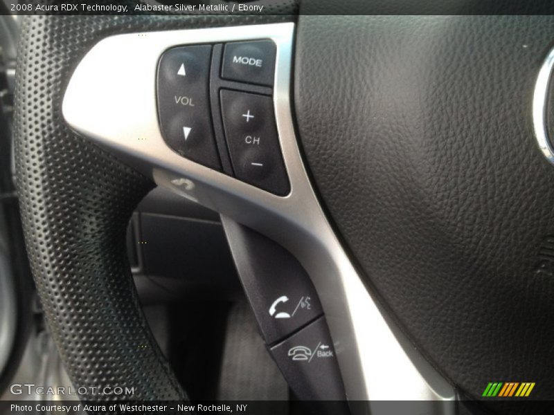 Alabaster Silver Metallic / Ebony 2008 Acura RDX Technology