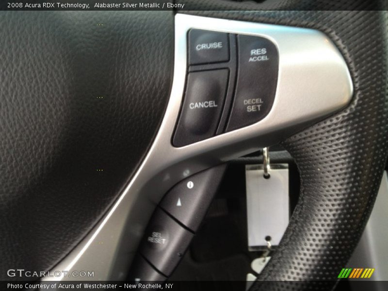 Alabaster Silver Metallic / Ebony 2008 Acura RDX Technology