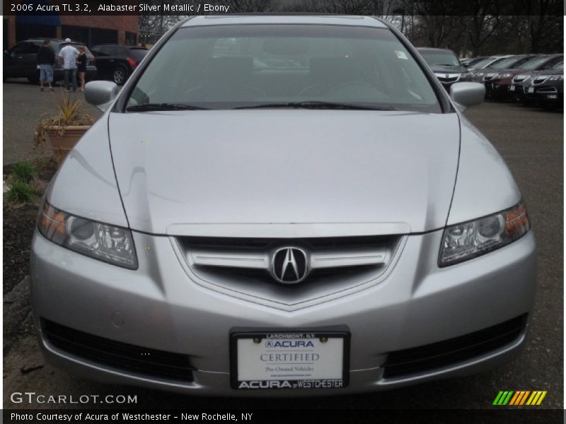 Alabaster Silver Metallic / Ebony 2006 Acura TL 3.2