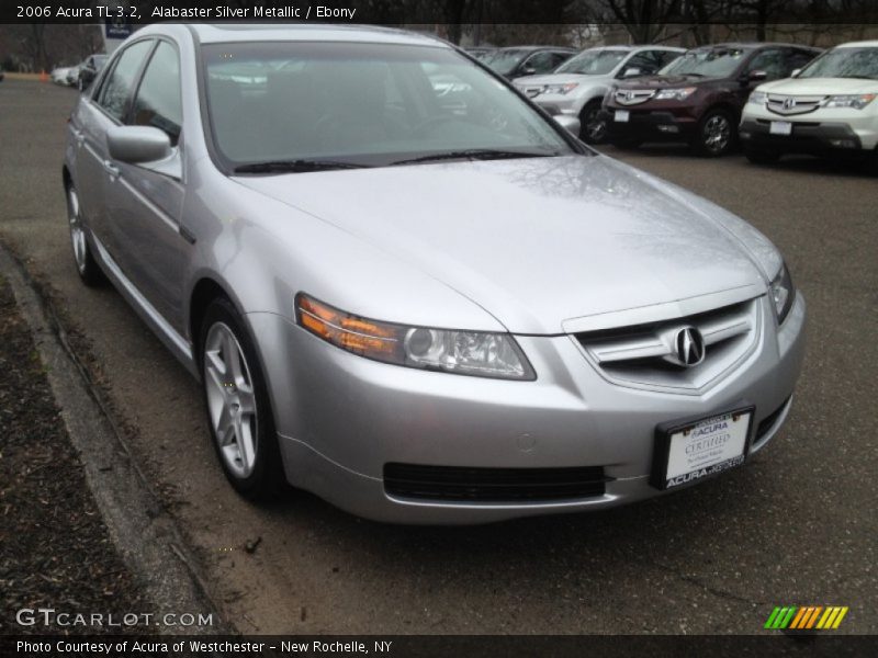 Alabaster Silver Metallic / Ebony 2006 Acura TL 3.2