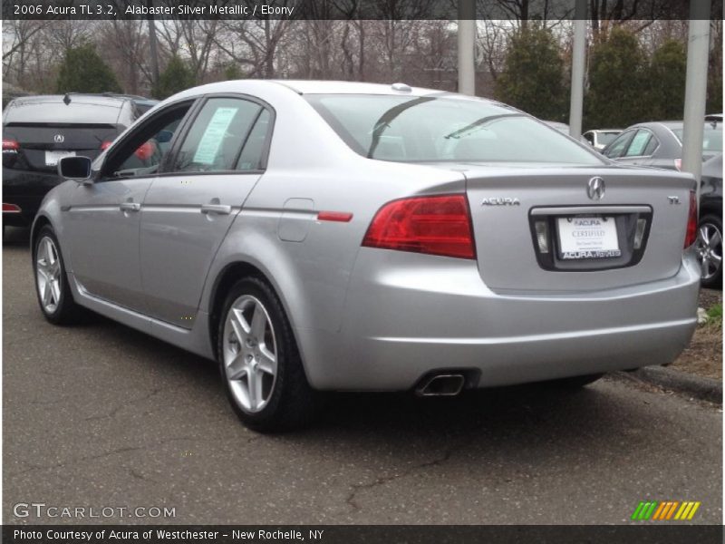 Alabaster Silver Metallic / Ebony 2006 Acura TL 3.2