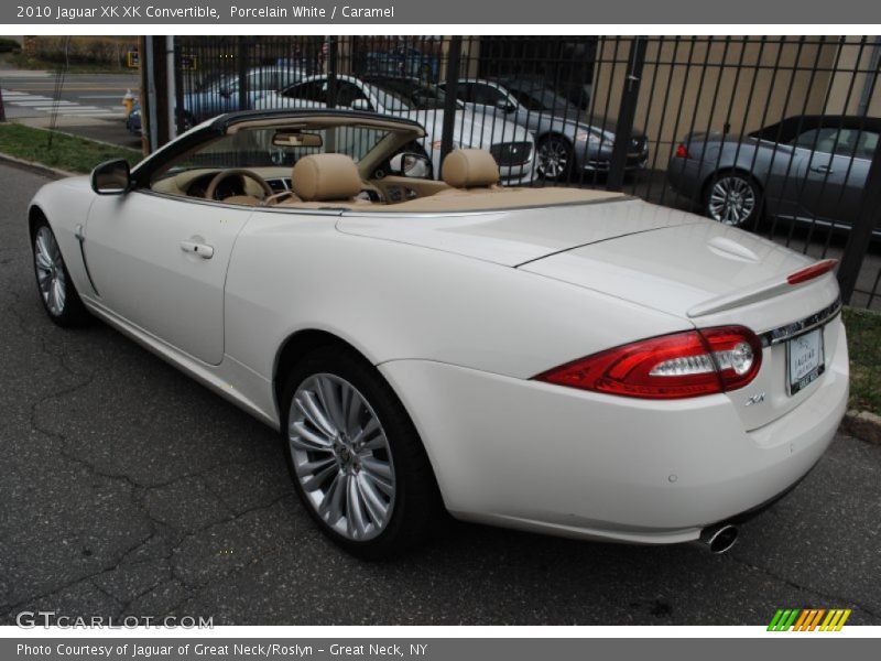 Porcelain White / Caramel 2010 Jaguar XK XK Convertible