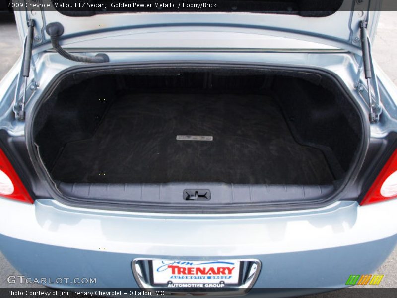 Golden Pewter Metallic / Ebony/Brick 2009 Chevrolet Malibu LTZ Sedan