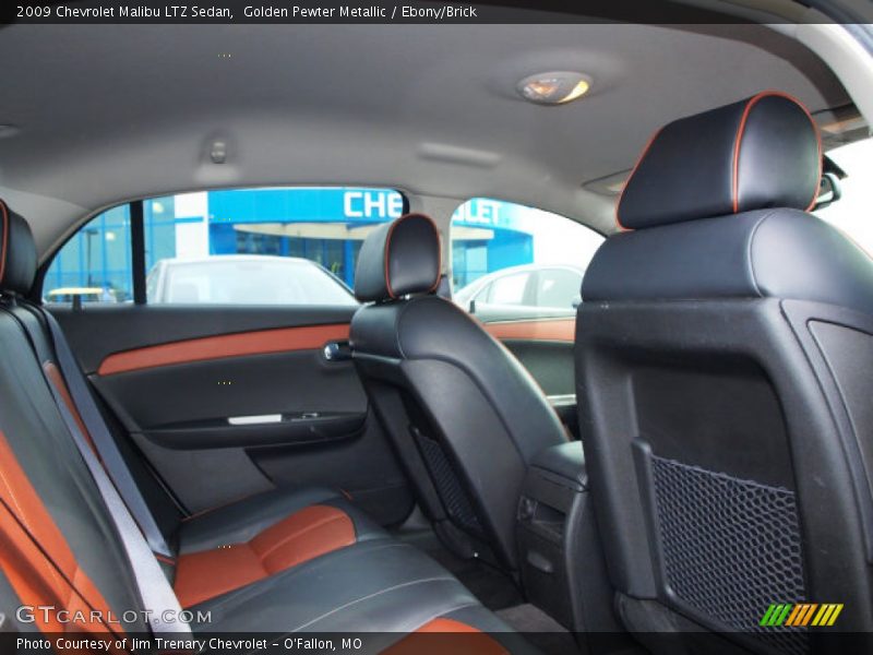  2009 Malibu LTZ Sedan Ebony/Brick Interior