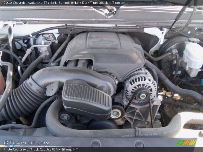 Summit White / Dark Titanium/Light Titanium 2010 Chevrolet Avalanche Z71 4x4