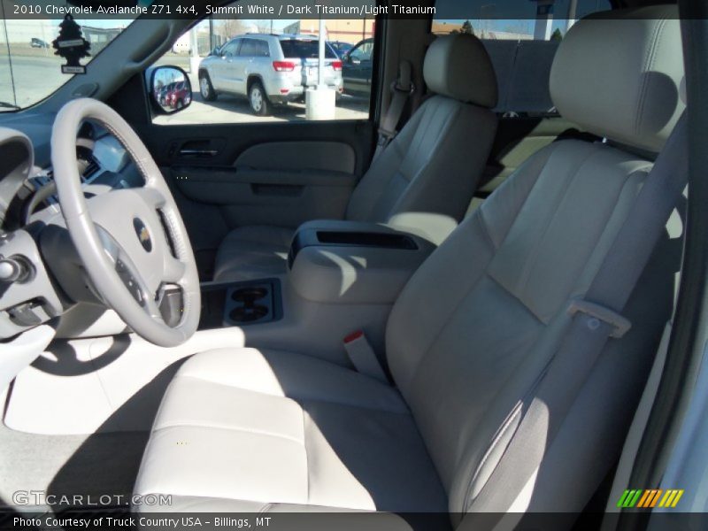 Summit White / Dark Titanium/Light Titanium 2010 Chevrolet Avalanche Z71 4x4