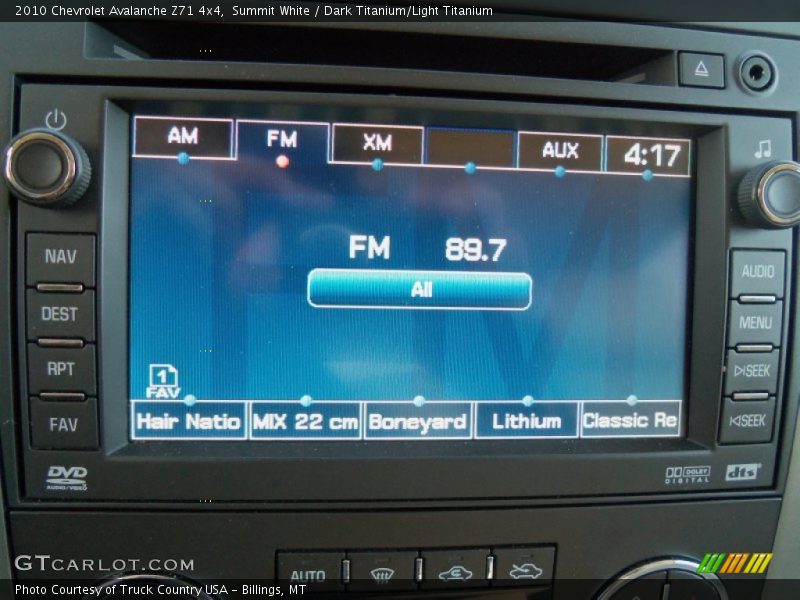 Summit White / Dark Titanium/Light Titanium 2010 Chevrolet Avalanche Z71 4x4