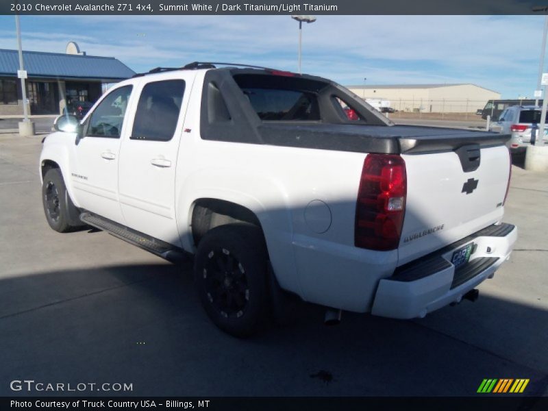 Summit White / Dark Titanium/Light Titanium 2010 Chevrolet Avalanche Z71 4x4