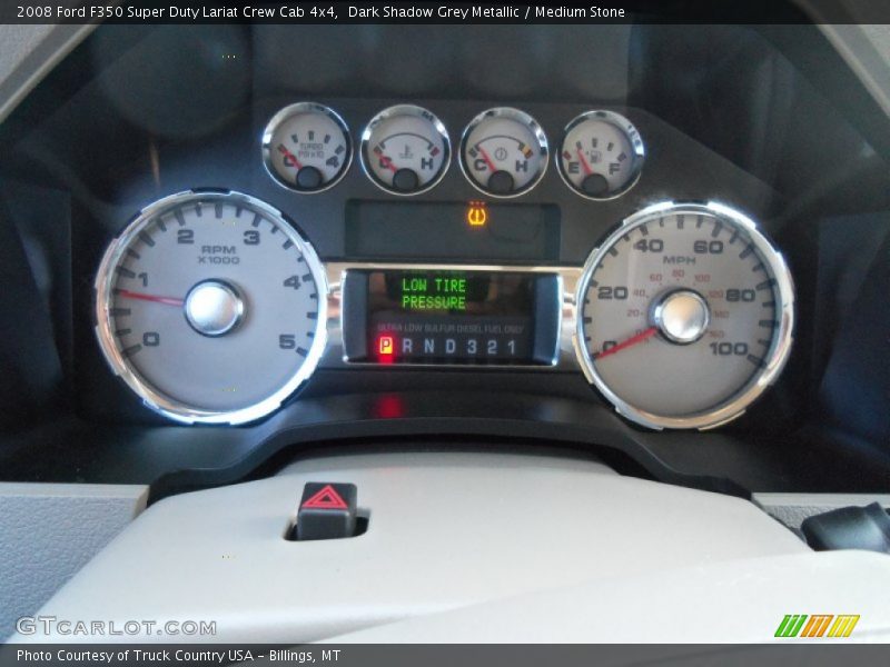  2008 F350 Super Duty Lariat Crew Cab 4x4 Lariat Crew Cab 4x4 Gauges