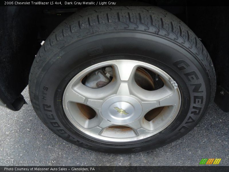 Dark Gray Metallic / Light Gray 2006 Chevrolet TrailBlazer LS 4x4