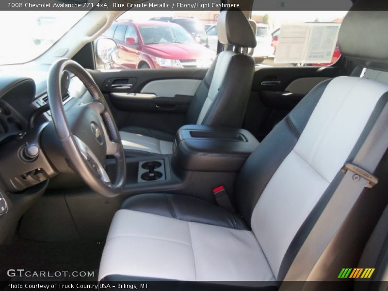 Blue Granite Metallic / Ebony/Light Cashmere 2008 Chevrolet Avalanche Z71 4x4