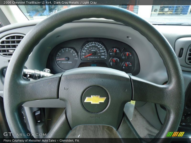 Dark Gray Metallic / Light Gray 2006 Chevrolet TrailBlazer LS 4x4