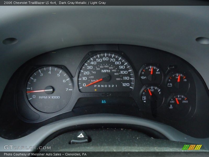 Dark Gray Metallic / Light Gray 2006 Chevrolet TrailBlazer LS 4x4