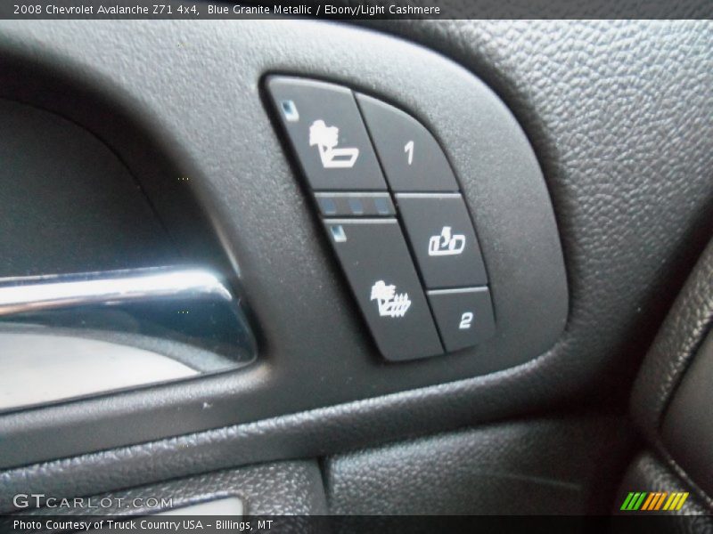 Blue Granite Metallic / Ebony/Light Cashmere 2008 Chevrolet Avalanche Z71 4x4
