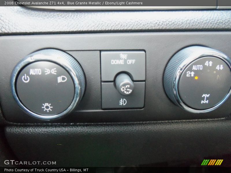 Blue Granite Metallic / Ebony/Light Cashmere 2008 Chevrolet Avalanche Z71 4x4