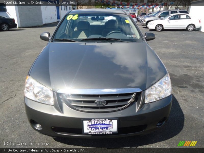 Dark Bronze / Beige 2006 Kia Spectra EX Sedan