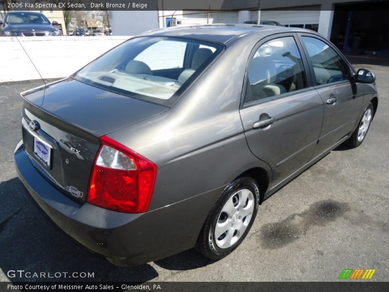 Dark Bronze / Beige 2006 Kia Spectra EX Sedan