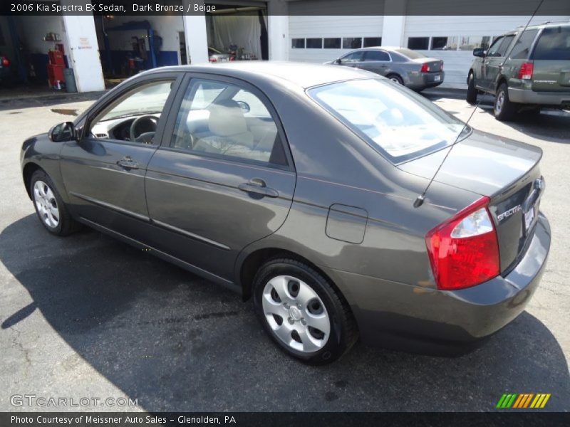Dark Bronze / Beige 2006 Kia Spectra EX Sedan