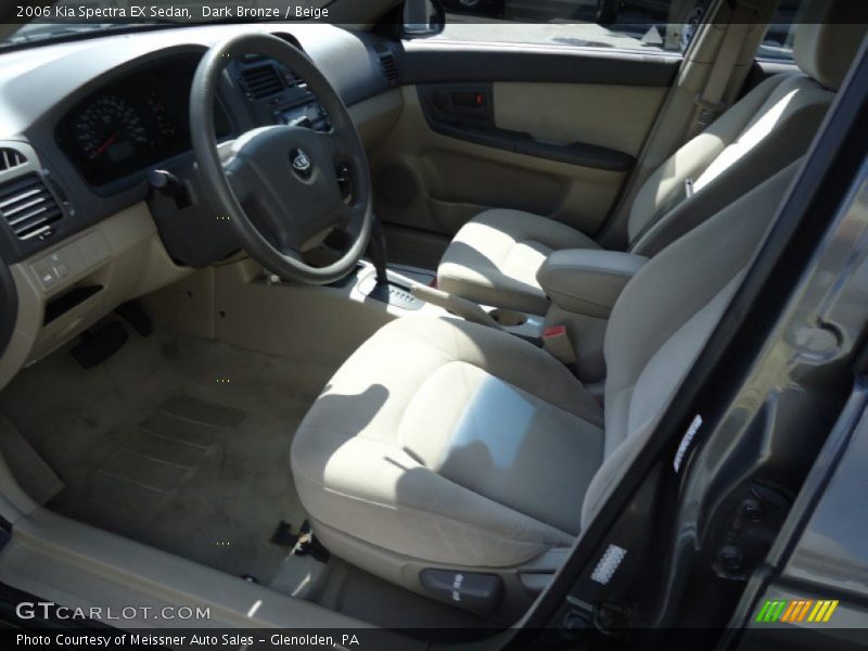 Dark Bronze / Beige 2006 Kia Spectra EX Sedan