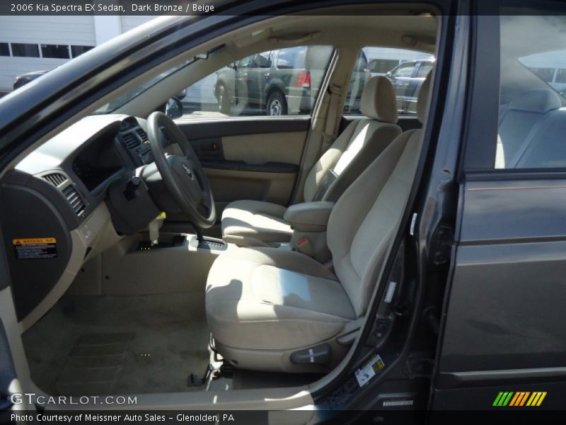 Dark Bronze / Beige 2006 Kia Spectra EX Sedan